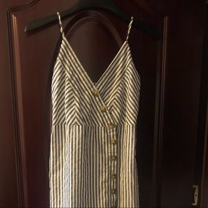 Striped Midi Dress